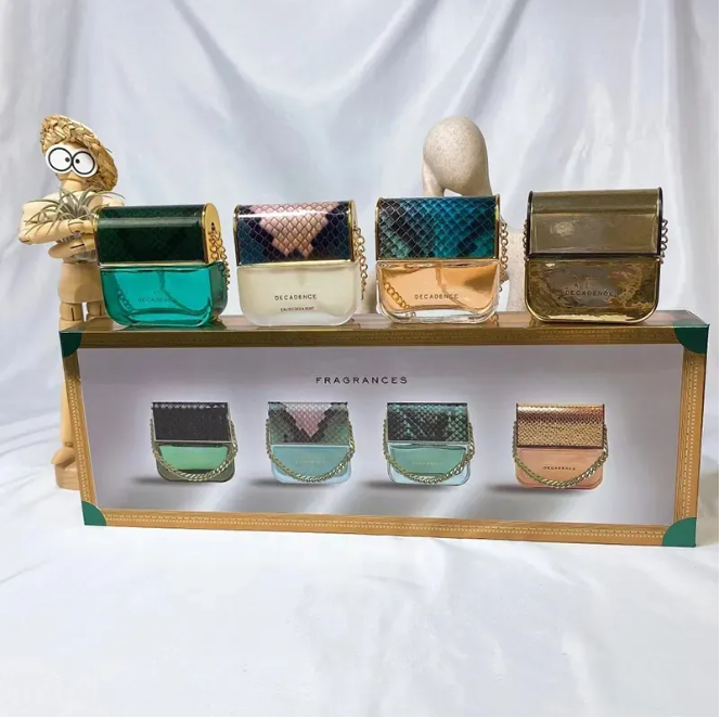 

Classic Perfume Suit For Women Anti-Perspirant Deodorant 30mlX4pcs Spray Natural Female Fragrance Body Mist Christmas Valentine Day Gift Good Smell fast ship