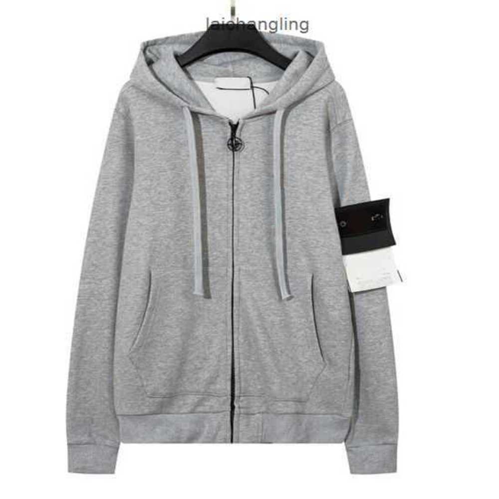 

Hoodies Sweatshirts Spring and Autumn Stone Five Colors Cardigan Hoodie Zipper Pocket Style Streetwear Embroidery Fashion Is Land Gzkh