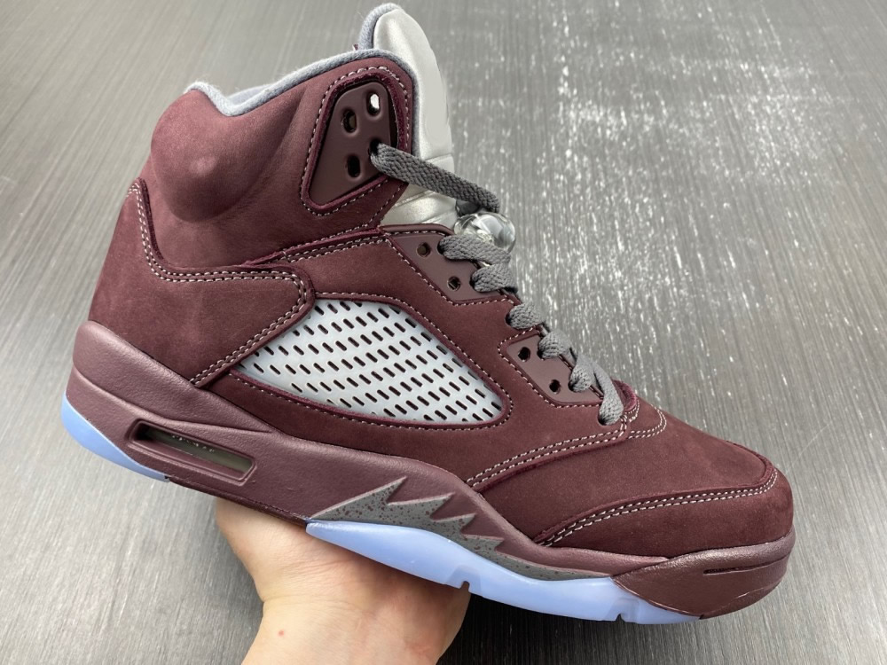 

Authentic 5 5s Basketball Shoes Jumpman Burgundy 2023 Deep Burgundy Light Graphite Silver Designer Shoe Sport Sneakers, #1