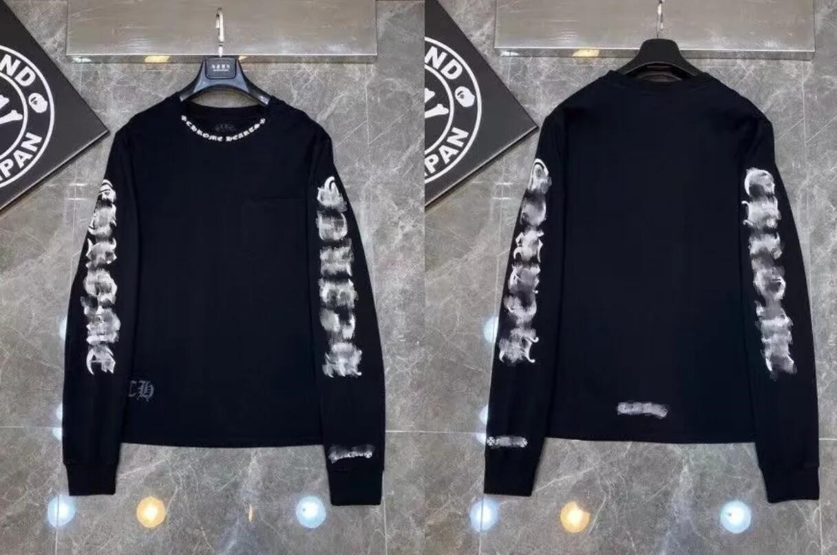 

Classic Brand Womens Heart Sweatshirts Ch Fashion Designer Horseshoe Chromes Long Sleeve T-shirt Cross Print Mens Casual Tops Quality Luxury Pullover Sweaters, F111
