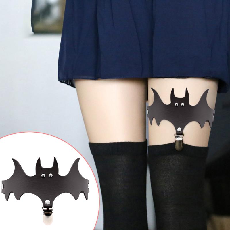 

Women's Sleepwear Belt Thigh Halloween Wing Garter Lady Suspender Bat Stockings Leg Adjustable Fringe Kimonos For WomenWomen's, Coffee