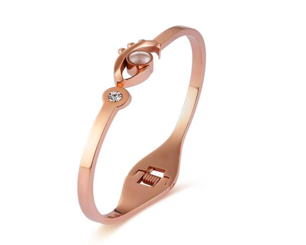 

Bangle Bracelet Whole Magic Eye Stainless Steel Titanium Bangles For Women8619033