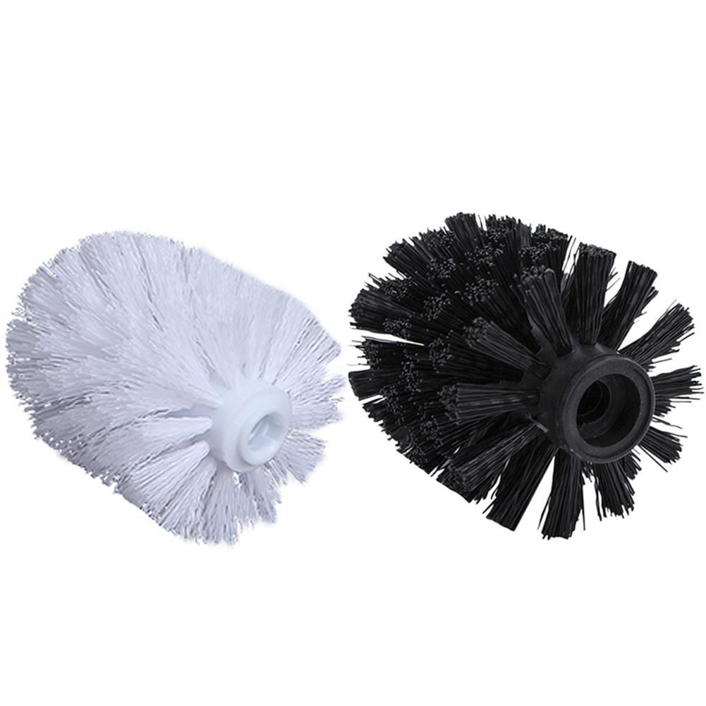 

Organization White Toilet 80*90mm Brush Head Holder Replacement Bathroom WC Clean Spare Accessories Cleaning Brush Head For Toilet Cleaning