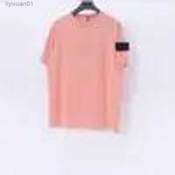 

Designer Brand Topstoney Men's Shirs Versized Shir Women Fashion Coon Summer Sones and Shor Sleeve Tide Sone Men Mulicolor Top Asian Size 5 6ZBU