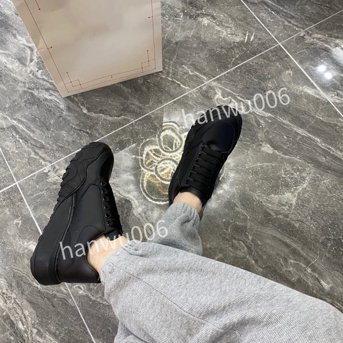 

2023new Women men Quality Designer Sneaker Lace Up Genuine Leather Sneakers Fashion Casual Designer Sneaker, 02