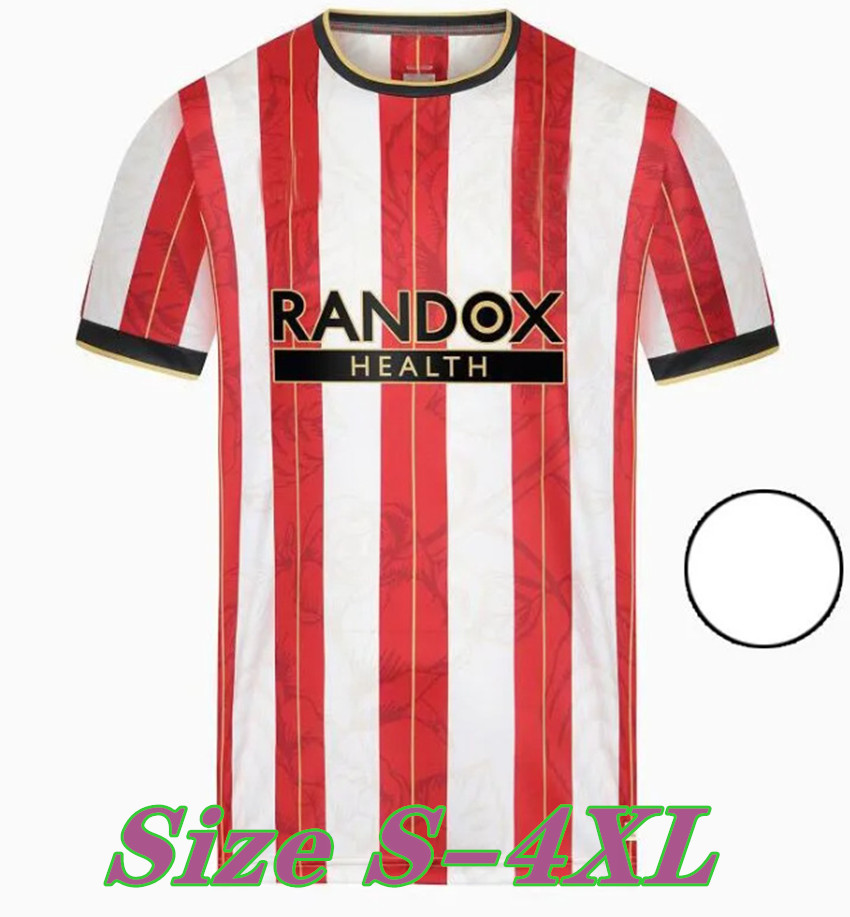 

S-4XL SHEFFIELD soccer jerseys Limited Edition Promotion Kit Sander Berge UNITED John Egan Rhian Brewster Anel Ahmedhodzic Oliver Jayden Bogle football shirt sew, 22-23