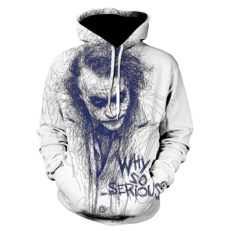 

Men' Hoodies & Sweatshirts Features In 2023! Clown Sweatshirt Funny Hoodie Harajuku Punk Oversized, Wy-yj-006