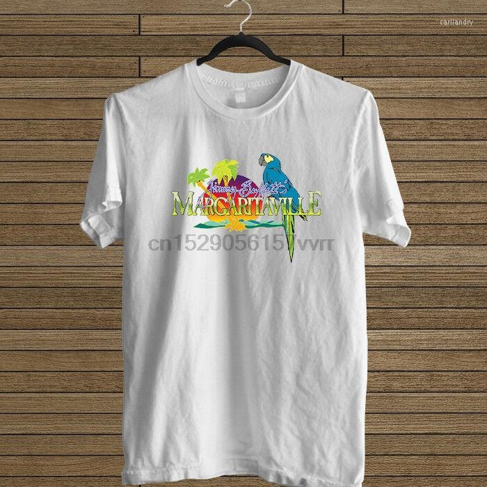 

Men's T Shirts Jimmy BuffeMargaritaville Logo White T-Shirt Tee, Notprint