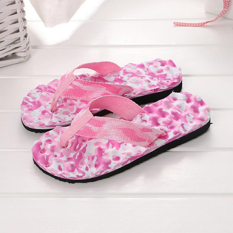 

Slippers Summer Men Flip Flops Beach Sandals Non-Slip Home Indoor House Anti-Slip Slides Zapatos Hombre Casual Shoes, Camo blue