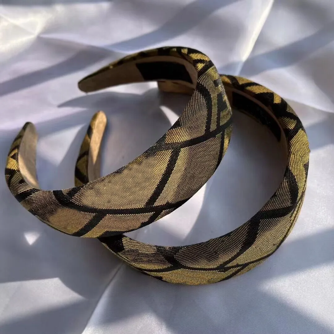 

Fashion Headband Letter Desinger Cloth Wide Edge Brand Designer Cross Knotted HairHoop Headbands Women Outdoor Headwear Hair Clip Accessories hipl889