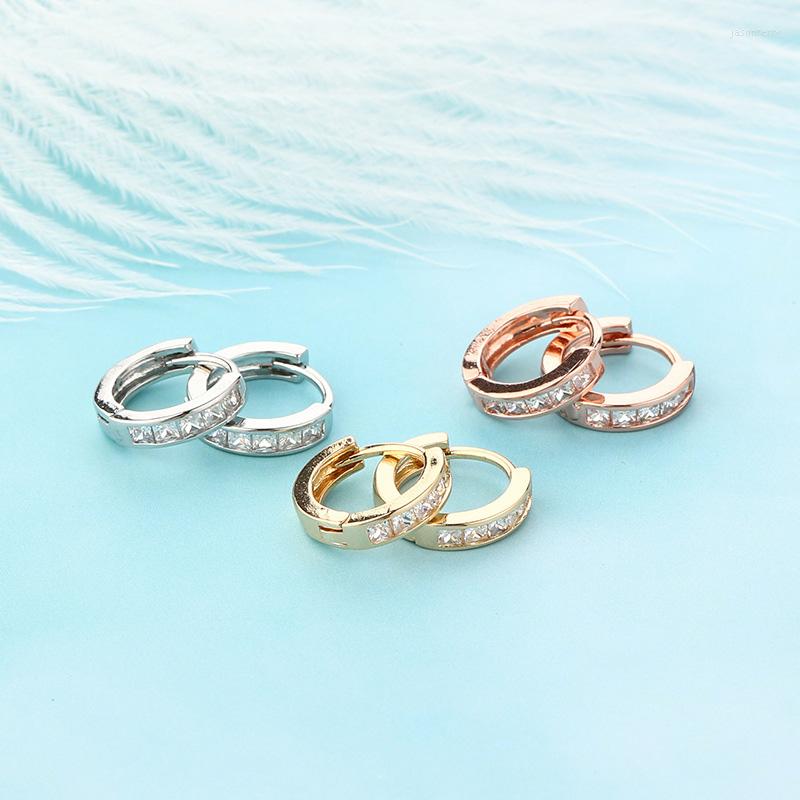

Hoop Earrings Circle For Women Bohemian Gold Color Silver Small Round Fashion Girl Jewelry