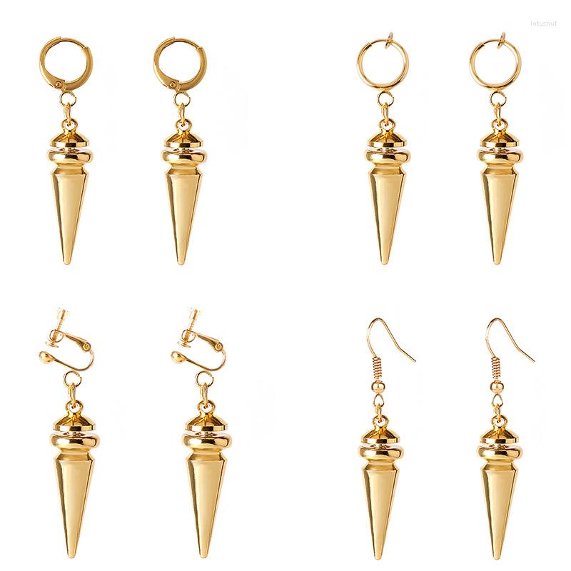 

Dangle Earrings 1pair Unique Fashion Screw Stud False Puncture Selling Black / Silver Color Women Ear Jewelry Accessories