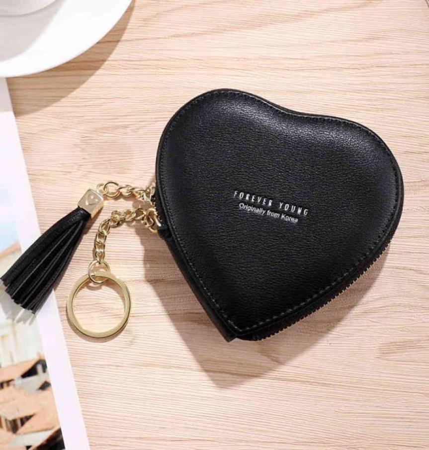 

FIRMRANCH 2020 women039s autumn and winter cute heartshaped bag key chain coin purse small wallet2353858