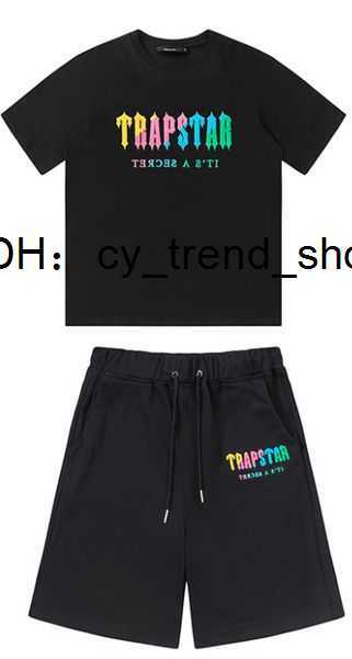 

Mens Trapstar t Shirt Embroidery Short Sleeve Outfit Chenille Tracksuit Black Cotton London Streetwear S-2xl 41, 17