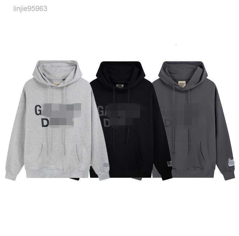 

Men Hoodie Designer Gall Dep Cotton Hoodiy Unisex Oversize Casual Leisure Fashion Classic Print High Street Pure Terry Men' C16lCGQR, Black