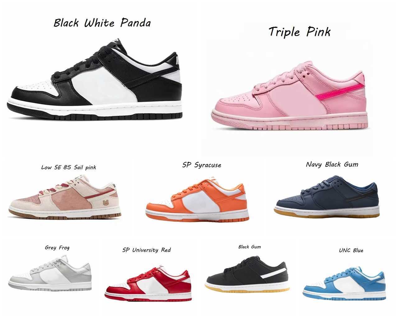 

Kids Shoes Low Black White Panda Shoe Lows Triple Pink Foam TD Preschool Toddler Boys Girls UNC University Blue Red Sneakers Size US 6c-3Y EUR 22-35, Same as option