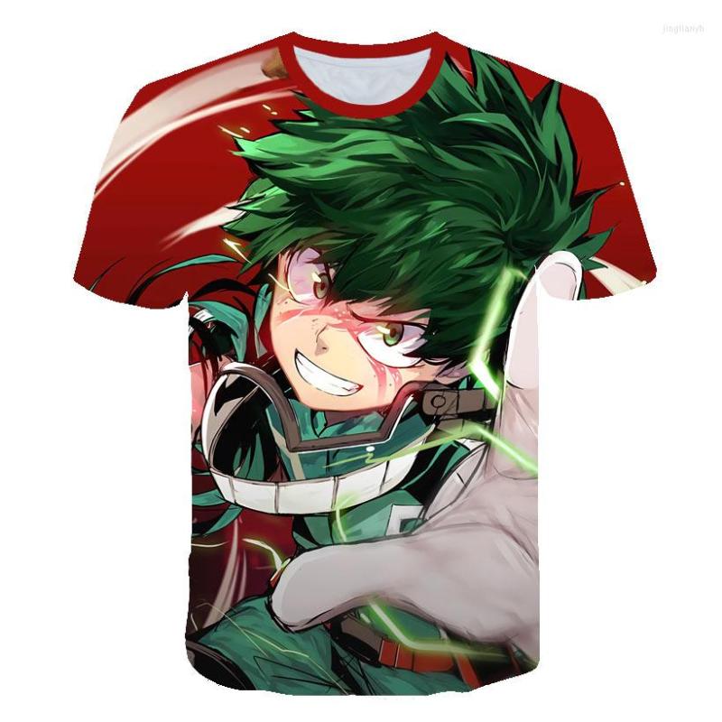 

Men' T Shirts Boku No Hero Shirt My Academia In T-Shirt All Might 3D Printing Tshirts Cosplay NUOVO Anime Short Sleeve Casual Top, Picture color