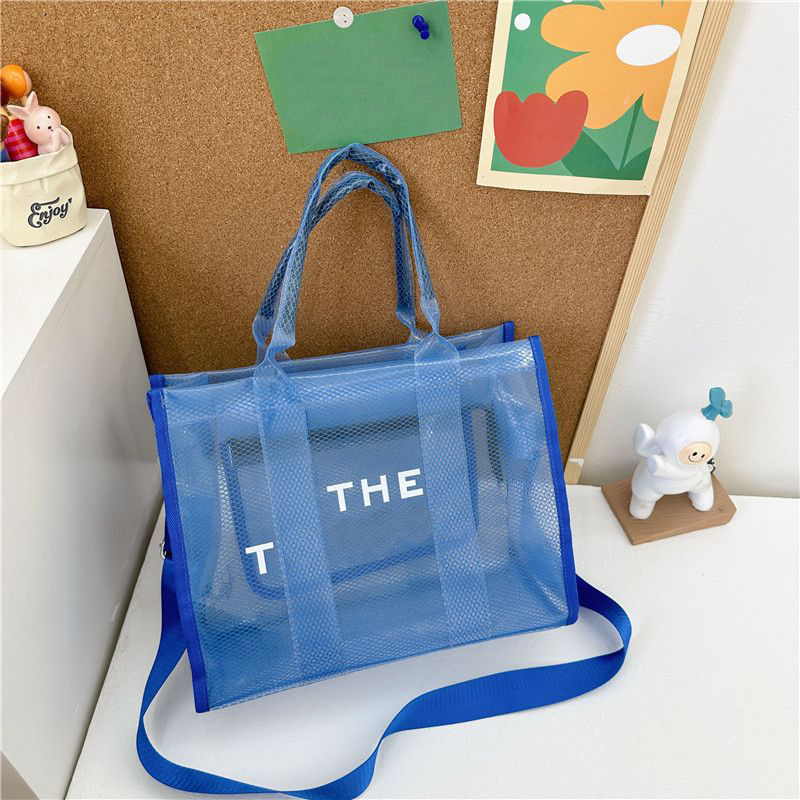 

Pink beach bag zipper inner luxury handbag for women beautiful lovely classical tote sacoche top handle black white women PVC shopping bags novelty XB045 B23, 7#