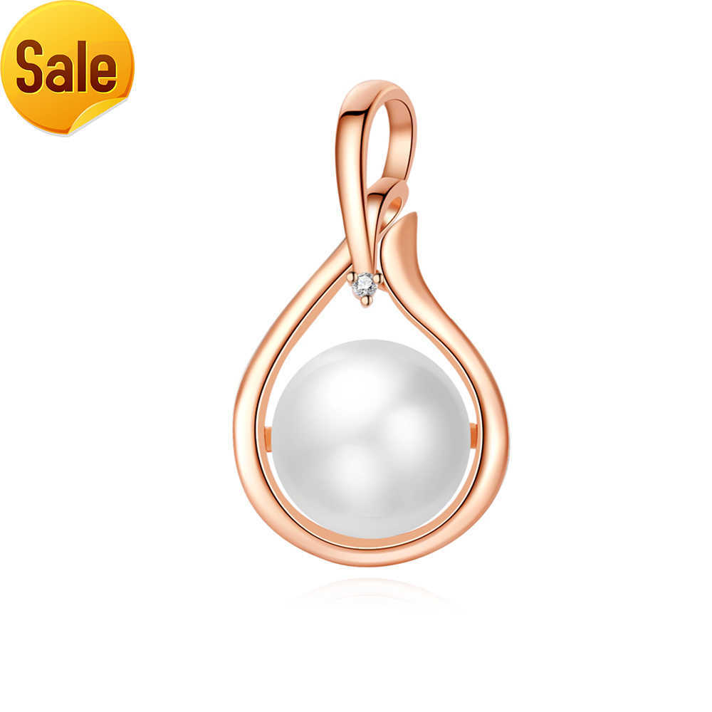 

LIFTJOYS Single New Vintage Baroque Pearl Necklace Clavicle Round Pearl Splicing Pendant Necklace For Women