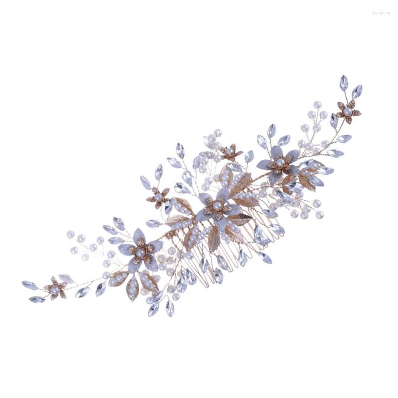 

Hair Clips Decorative Combs With Color Retention Temperamental Flowers Headdress For Birthday Stage Party Show Dress Up TUE88