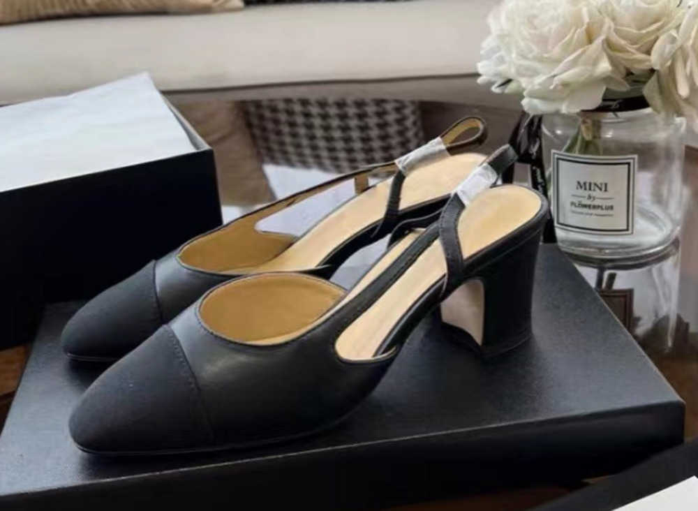 

womens designer shoes leather Loafers fashion brand heels shoes black heels slides pumps with thick womens heel, 11