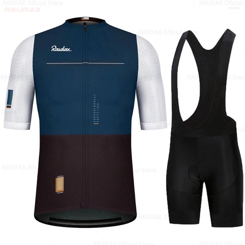 

Racing Sets 2023 Raudax Cycling Summer Team Jersey Bike Shorts Set Ropa Ciclismo Men Mtb Rx Bicycling Maillot Bottom Clothing, Picture shown
