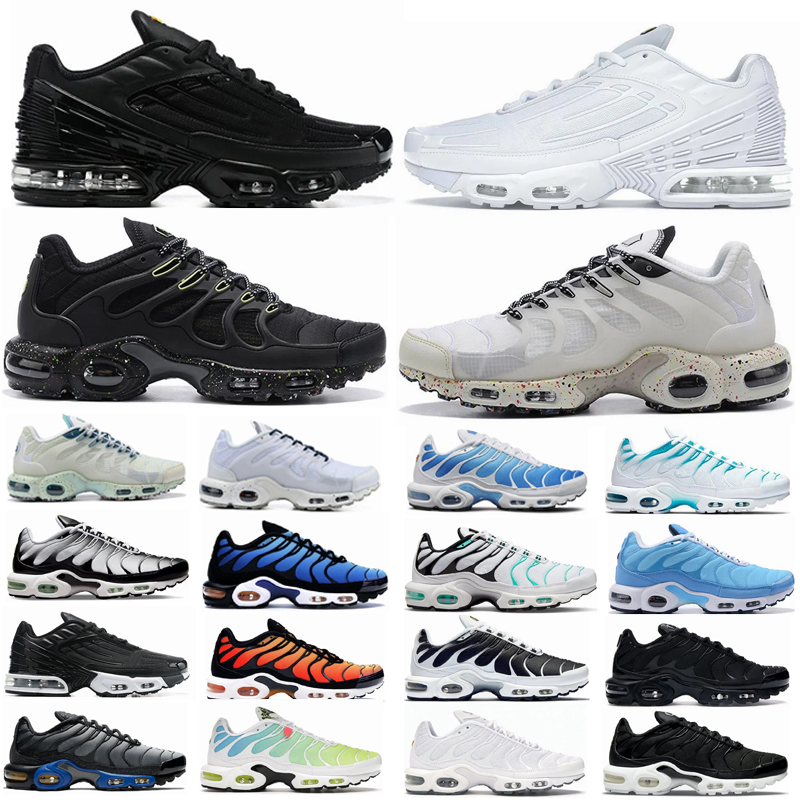 

Tn plus running shoes men women tn 3 Terrascape Triple Black white Unity Hyper Jade University Blue Oreo Laser Wolf Grey mens trainers outdoor sports sneakers 36-46, #13 40-46