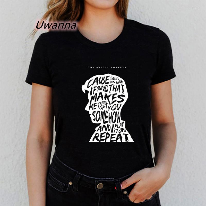 

Women' T Shirts Arctic Monkeys Shirt Women Fashion Ladies Tee Casual Female Aesthetic T-shirt Cool Band Printed Summer Tops Clothing