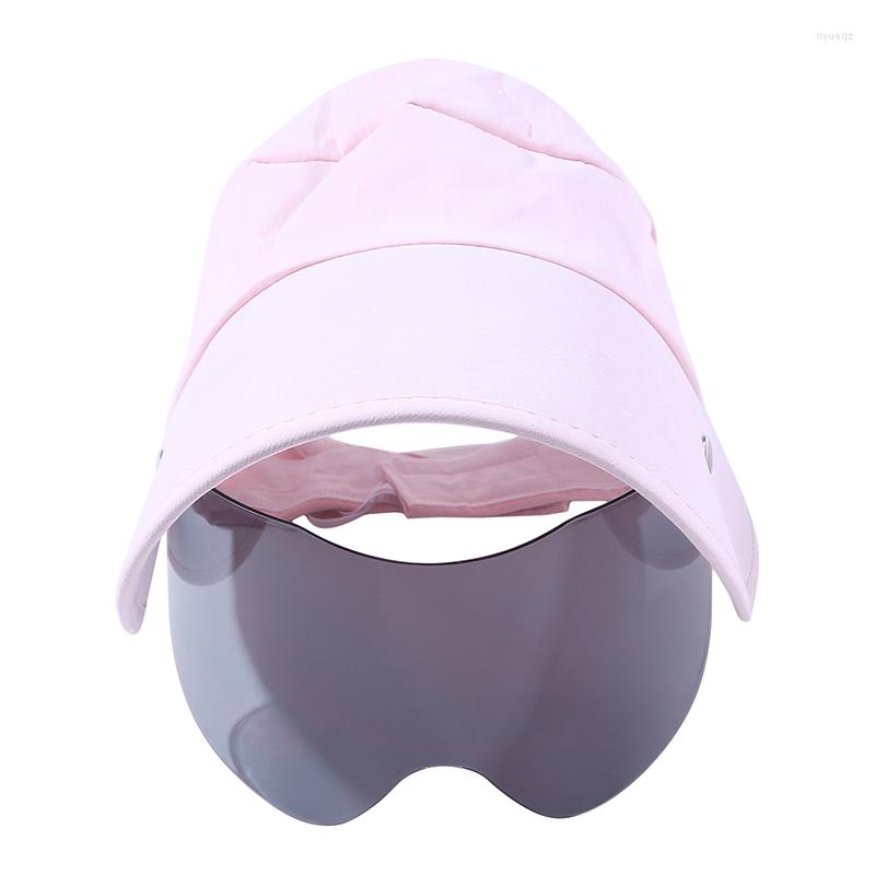 

Wide Brim Hats Retractable Drawstring Hat Women Female Summer Sun Empty Top Riding Outdoor Sports Cap Anti-UV Beach Fishing Caps, Green