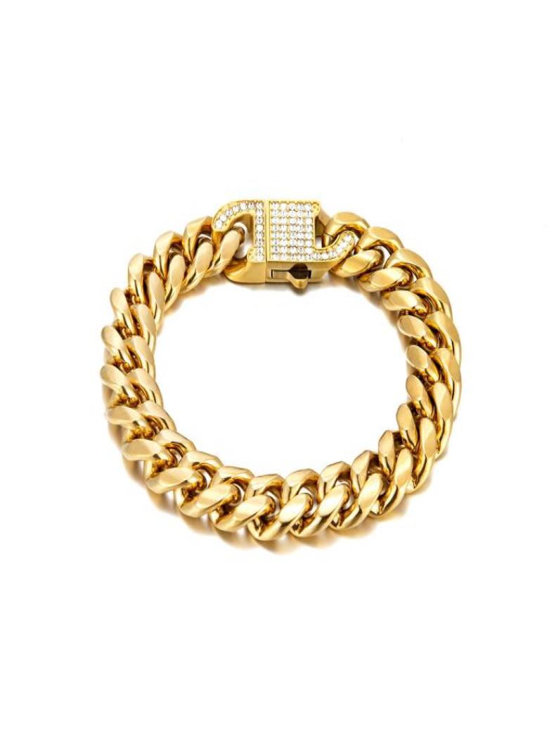

HighQuality Men039s Bracelet Cuban Link Chain Bracelets for Men Jewelry6010080