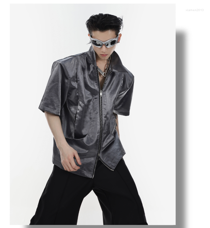 

Men's Casual Shirts Q05104 Fashion Men's 2023 Runway Luxury European Design Party Style Clothing