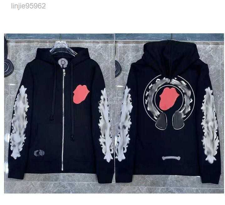 

Fashion Jackets Designer Zipper Sweatshirts Heart Horseshoe Cross Print Brand Ch Hoodies Men Chromes Coat Casual Pullover Loose Sweater Jackey2ft, Cu22