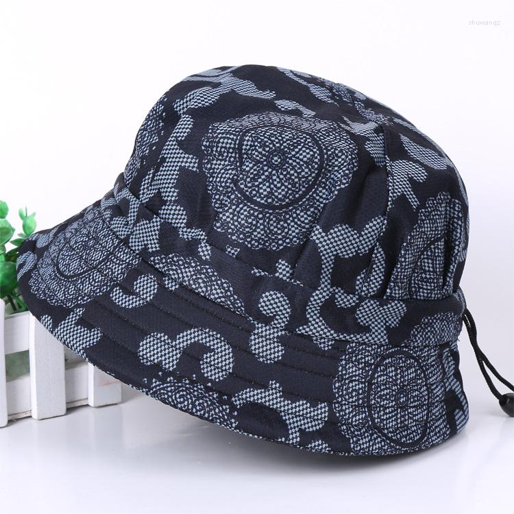 

Berets Middle-aged And Old Ladies Hats Thin Cloth Fisherman Spring Autumn Sun Basin