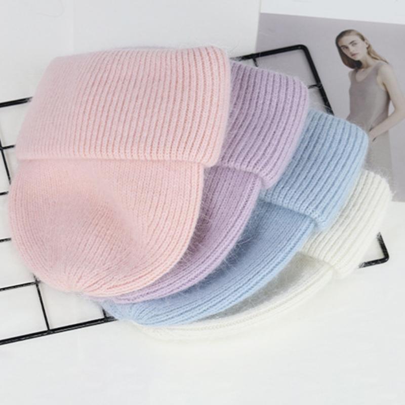 

Beanies Beanie/Skull Caps Unisex Pure Color Fur Wool Cap Winter Hat Women's Knitted Autumn Warm SkullBeanie/Skull Beanie/SkullBeanie/Skull, Black