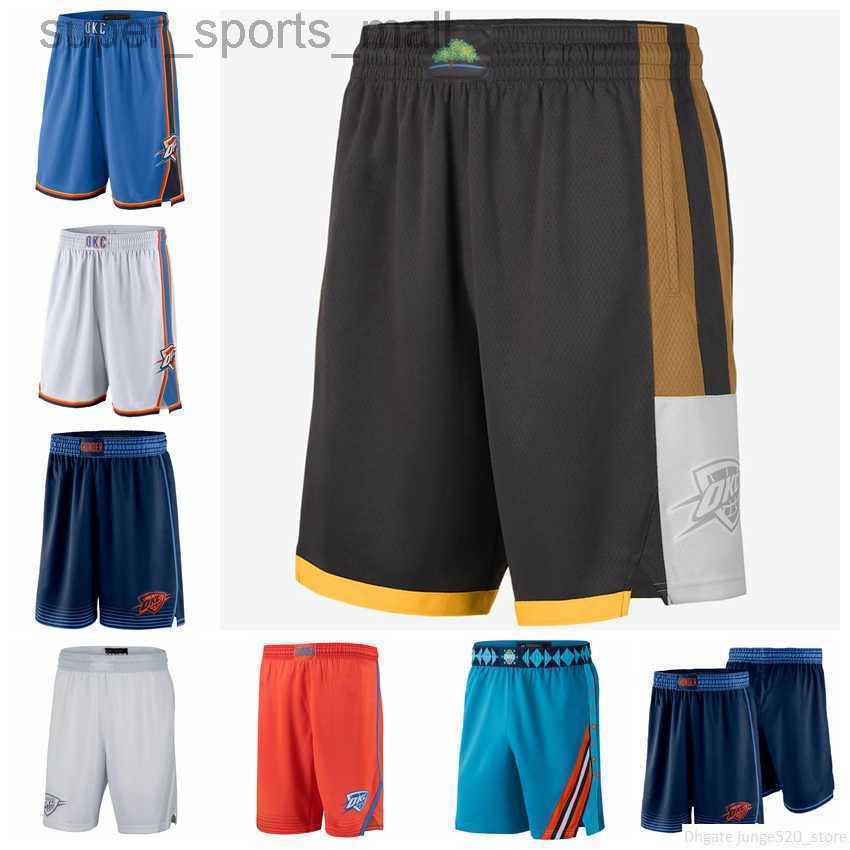 

Printed Oklahoma''City Thunder''Men 2023 City Swingman Pants Edition Basketball Shorts Performance Black Short