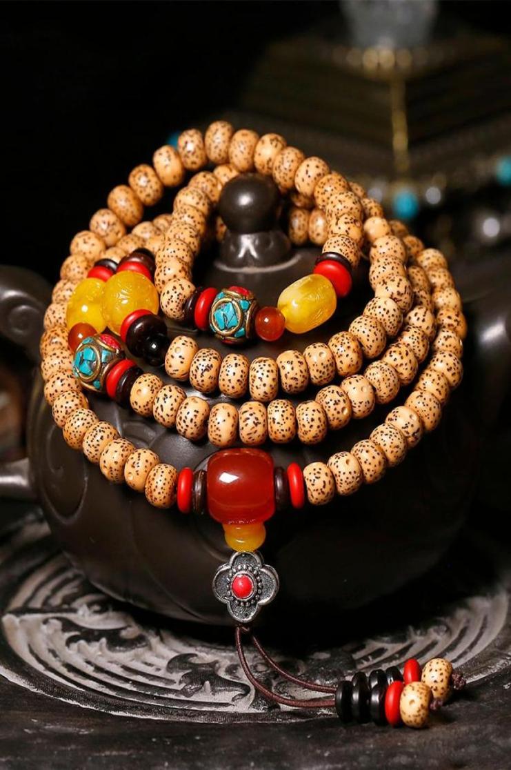 

Bangle Xingyue Bodhi Bracelet Old Chen Seed 108 Buddha Beads Jade First Month Boutique Necklace Accessories2915520