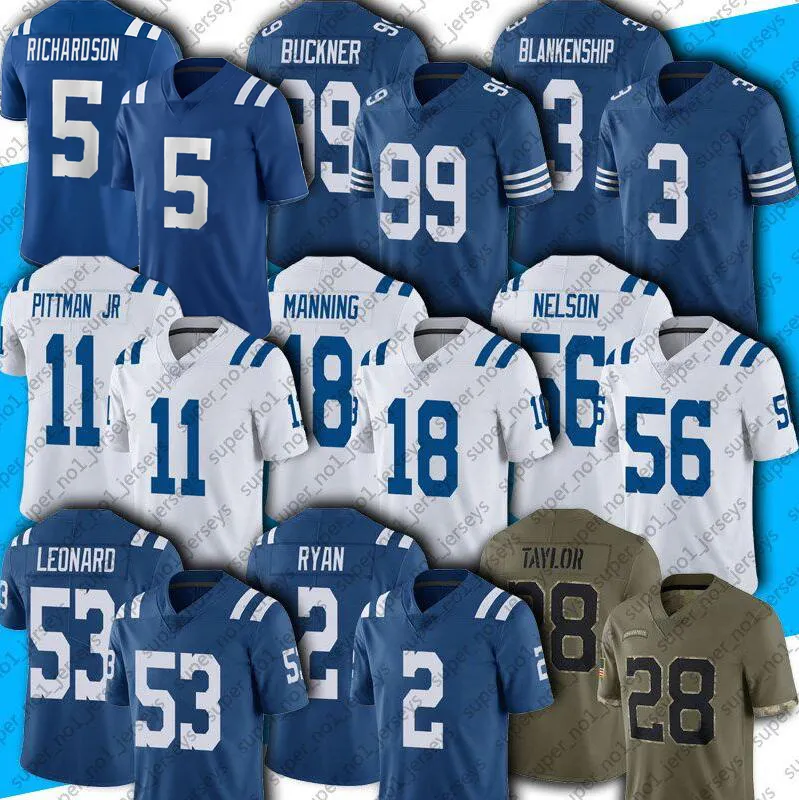 

Indianapolis''Colts''5 Anthony Richardson Jersey Jonathan Taylor Alec Pierce Michael Pittman Jr DeForest Buckner Indianapoli Quenton Nelson Colt Sam, Man custom jersey (xm)