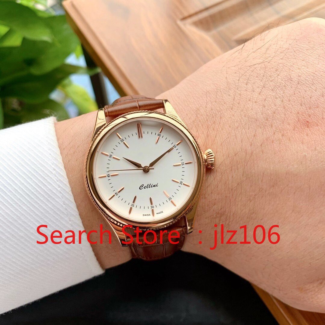 

LLS Men's Mechanical Watch, clone, 39mm diameter design, built-in automatic mechanism, sapphire mirror surface,