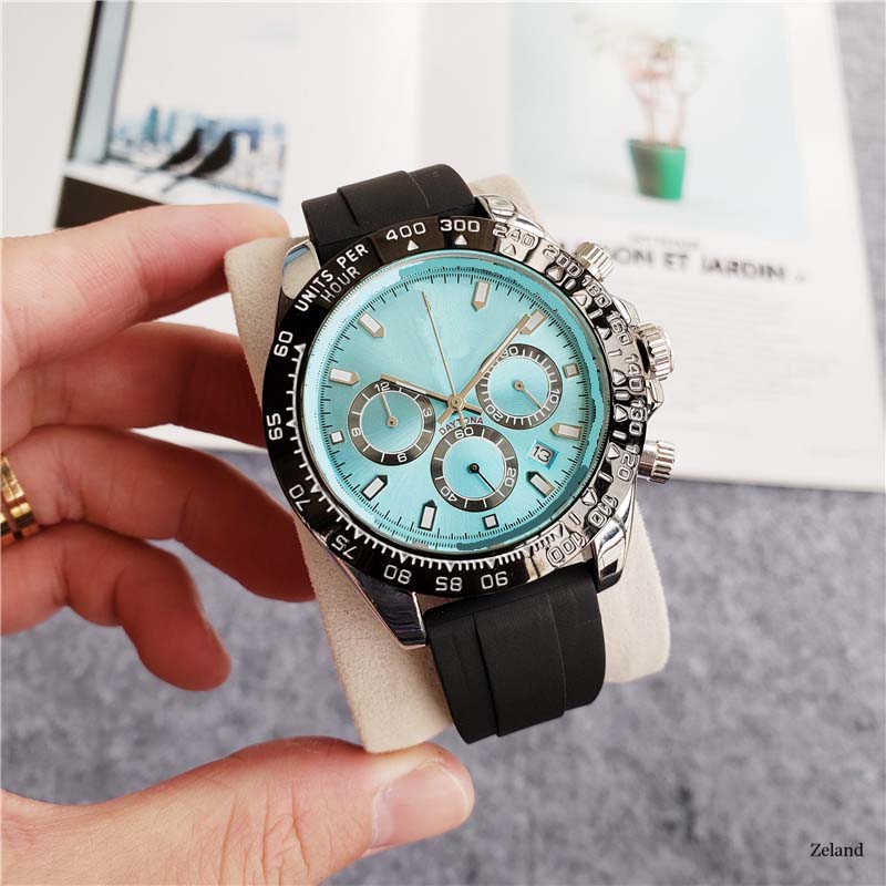

Watch Quartz Mens Watches 42mm Silver Wristband Waterproof All stainless steel Wristband Fashion Designer Wristwatch Ro32, Color3