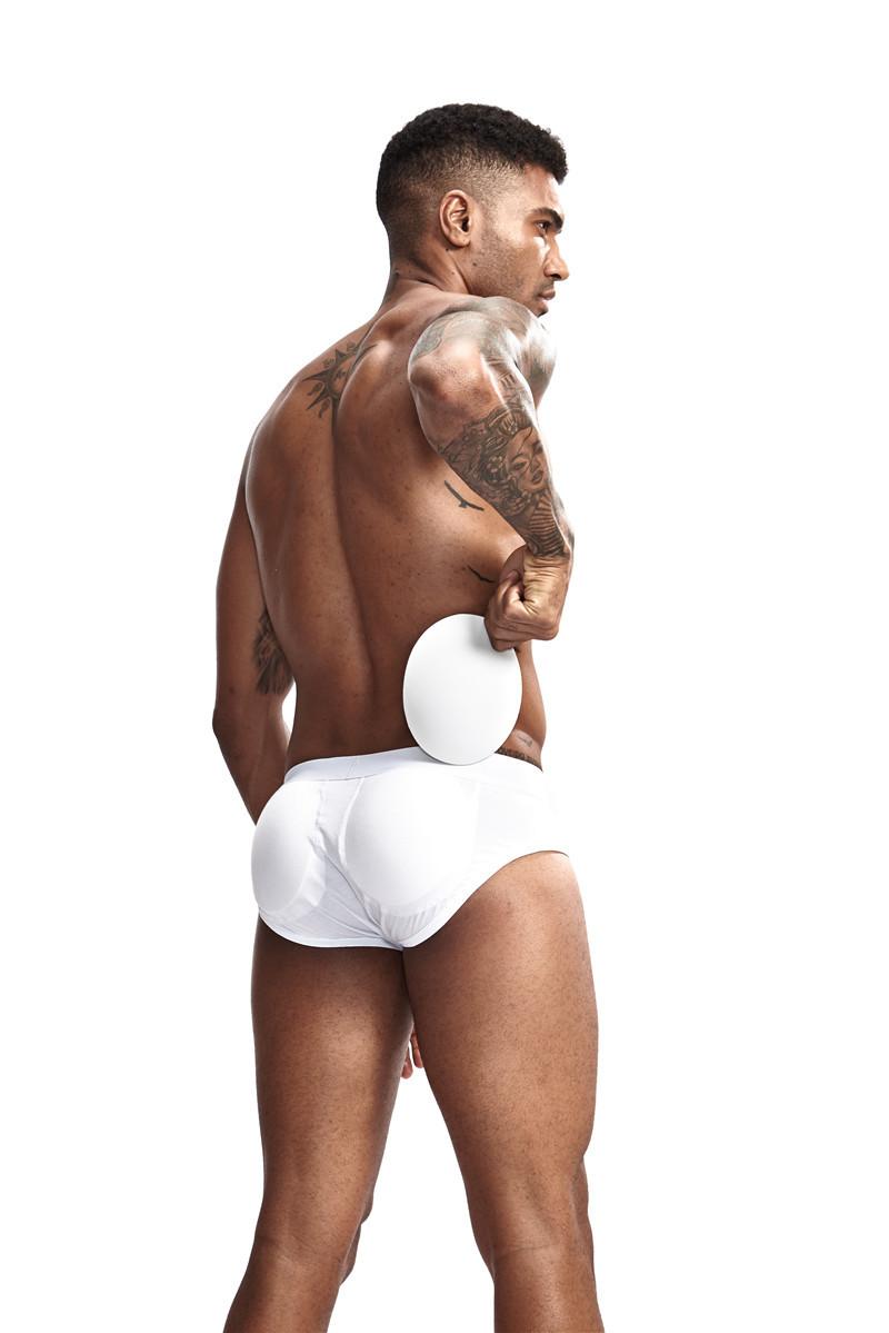 

Underpants Men's Panties Bulift Buttocks Fake BuSexy Briefs Plus Detachable Cup PadsUnderpants