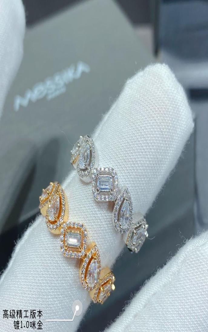 

925 Sterling silver rings for women wedding ring 18k rose gold diamond6858817