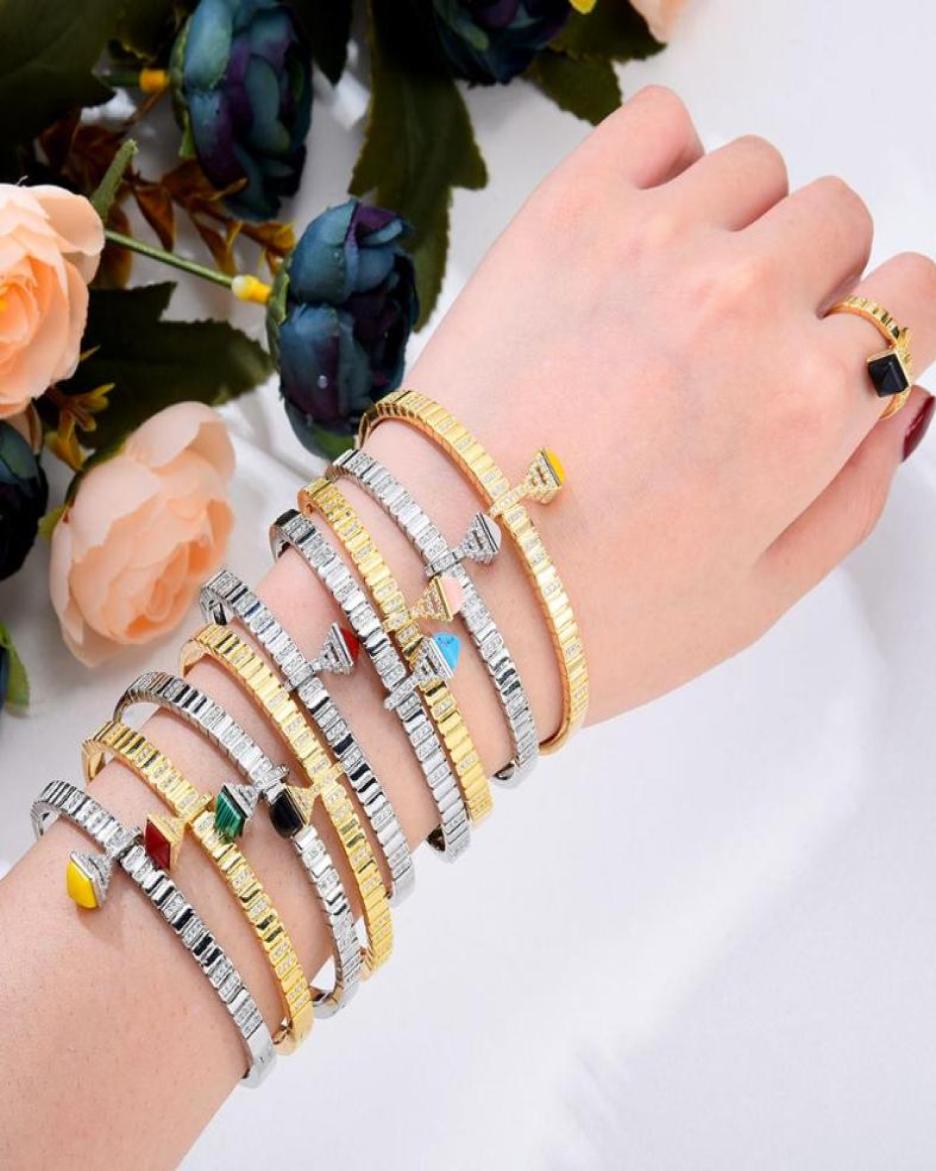 

Bangle GODKI Trendy Punk Link Saudi Arabia Ring Set Jewelry Sets For Women Wedding Engagement Brincos Para As Mulheres 20219125741