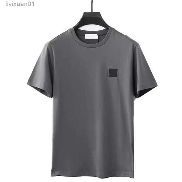 

Designer Brand Topstoney Men's Shirs Versized Shir Women Fashion Coon Summer Sones and Shor Sleeve Tide Sone Men Mulicolor Top Asian Size 7 ZC59