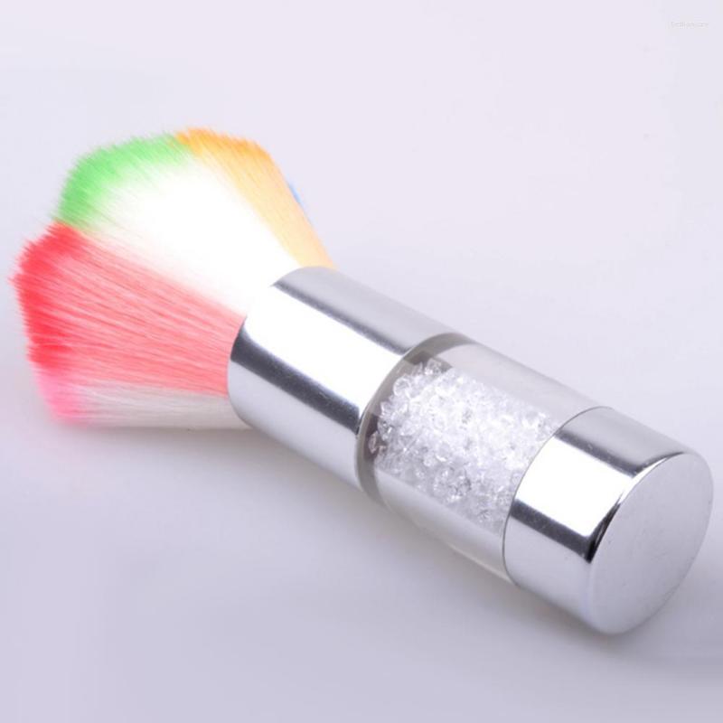 

Nail Brushes Pro Rhinestones Handle Art Dust Brush Acrylic Gel Cleaner Manicure Tool