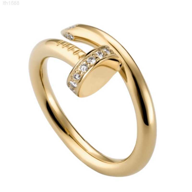 

Stainless Steel High Quality Nail Ring Fashion Charm Cuff Ring