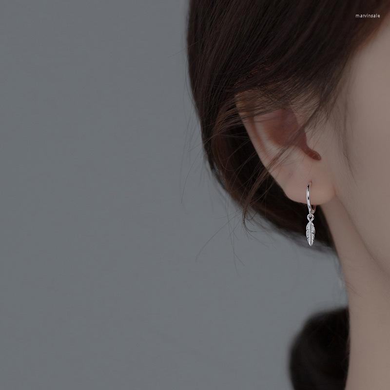 

Dangle Earrings Feather Minimalist Design Drop Hanging Women Trendy Creative Modern Aretes De Mujer