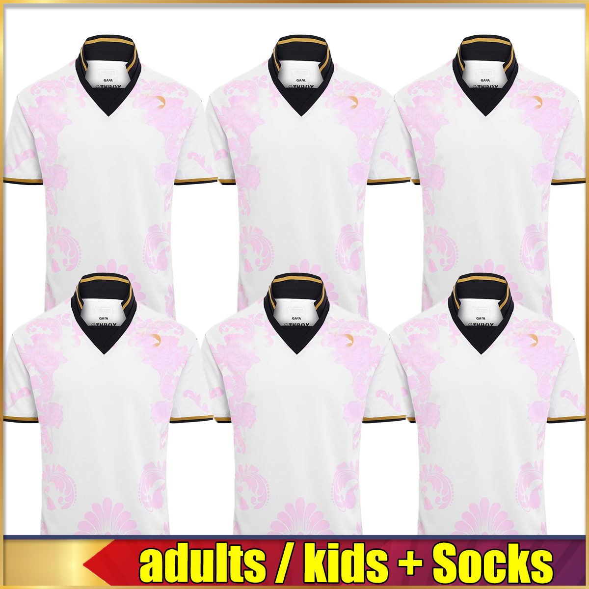 

2023 Palermo Soccer Jerseys SEGRE SOLERI BRUNORI DI MARIANO Jerseys de futbol DAMIANI SARIC BUTTAR pink Third Men 23 24 Football Shirts Uniforms, 01 23/24
