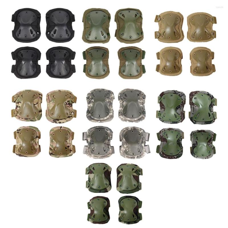 

Knee Pads Outdoor Pad Brace With Adjustable Straps Nonslip Elbow Protector Kneepad Safety Backpacking Hiking Black, Khaki