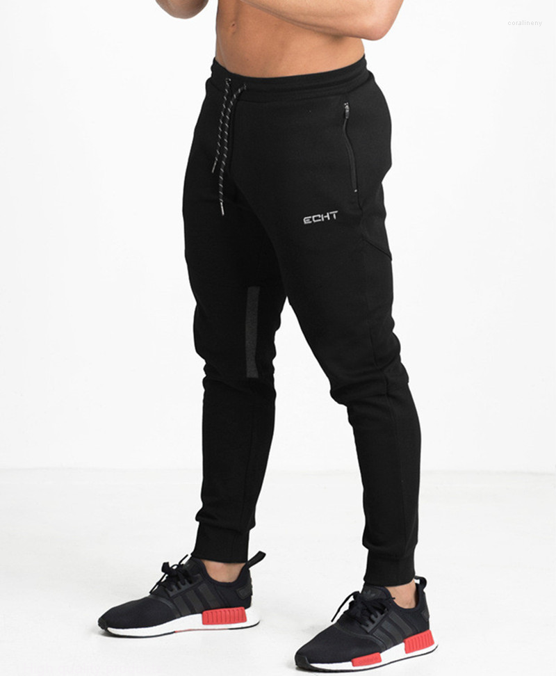 

Men's Pants 2023 Mens Cotton Sweatpants Joggers Autumn Spring Man Gyms Fitness Bodybuilding Workout Trousers Men Casual Pencil, Navy blue