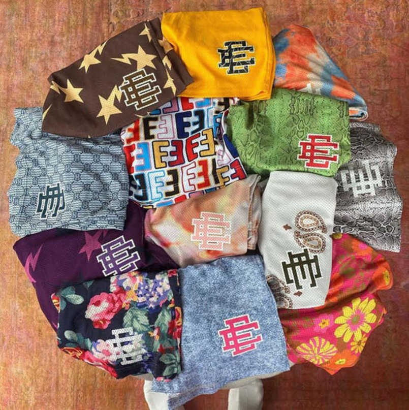 

Men's Luxury Fashion Ee Shorts Eric Emanuel Basic New York City Skyline Men Women Jog Pants Casual Fitness Muscle Sports Mesh Pant Beach Short Gym Sweatpants 1n12